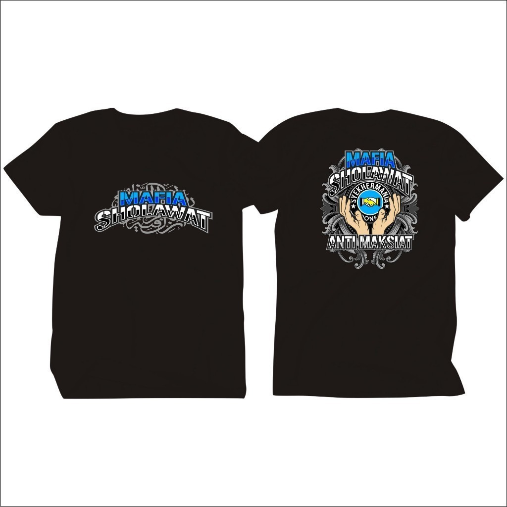 Indo  Kaos Atasan Mafia Sholawat Syekhermania Dewasa Kaos Distro Premium Kaos Katun Combed Nyaman Ka