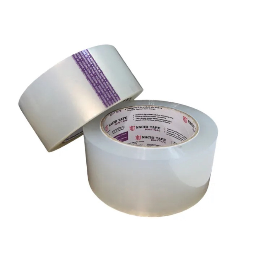 

Lakban Nachi 48 mm 90 Yard OPP Tape Packing - Bening