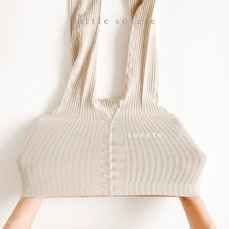 Little Sosete - Muslin Bow Ribbed Knit Baby ing / Tights Legging Bayi Perempuan / Legging Bayi Newbo