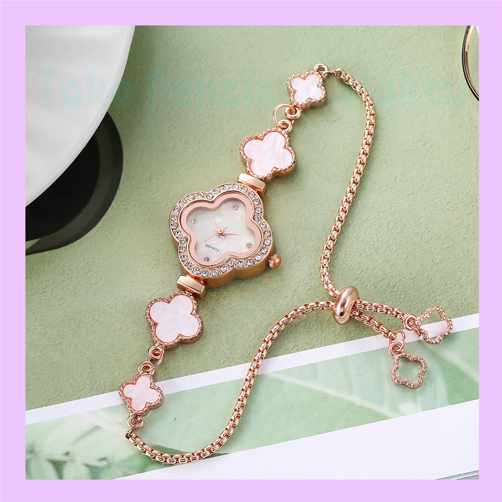 Jam Tangan Wanita Mewah dengan RANTAI SERUT: Jam Tangan Wanita Fashion Korea: Tali Serut , Desain Ka