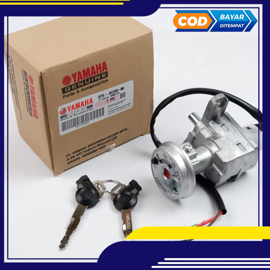 Kunci Kontak 2PH Motor Yamaha Mio M3 / Mio S / Fino FI 125 / Soul GT 125 sepeda motor