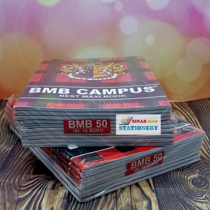 

✨LARIS✨ -Buku Tulis BMB Campus 50 lembar/Buku Campus BMB Best Maxi Book Boxy