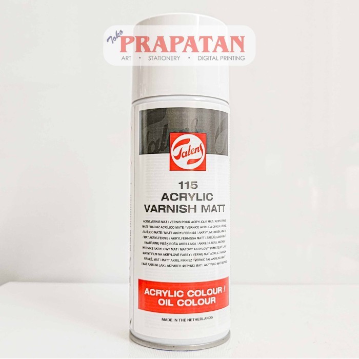 

DS99 Talens Acrylic Varnish Matt Aerosol 400ml 115 | Medium Cat Akrilik
