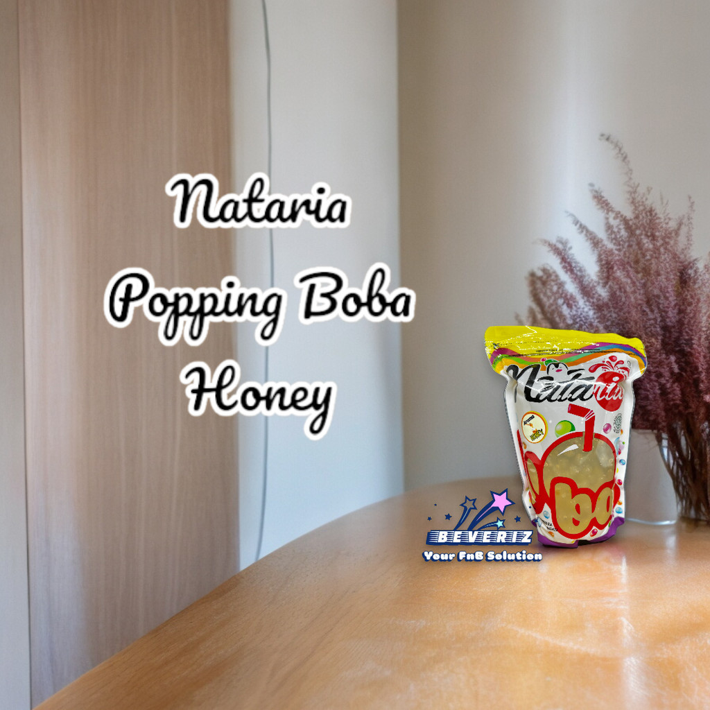 

Nataria Popping Boba Honey 500 Gram | Jelly Mutiara | Topping Minuman Kekinian Pecah Dimulut