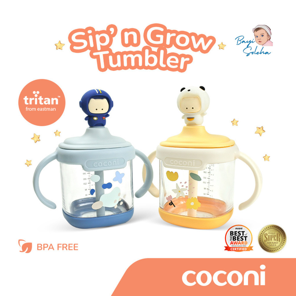 [BS] Coconi Sip' n Grow Tumbler / Gelas Susu Anak Sedotan 260ml