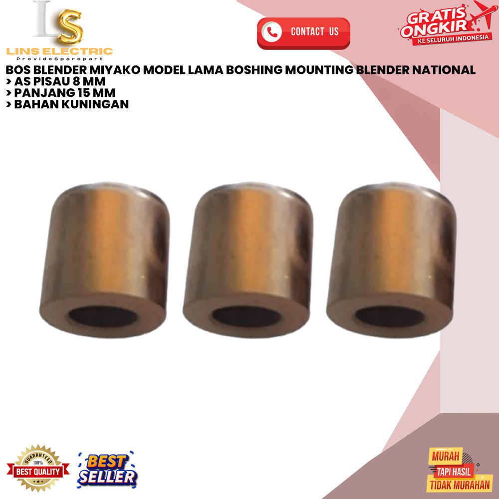 BOS BLENDER MIYAKO MODEL LAMA BOSHING MOUNTING BLENDER NATIONAL LINS