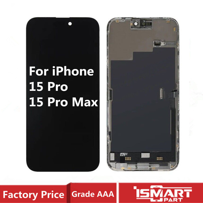 For iPhone 15 Pro LCD 15Pro Display 3D Touch Digitizer Assembly For 15PM Soft OLED For iPhone 15 Pro