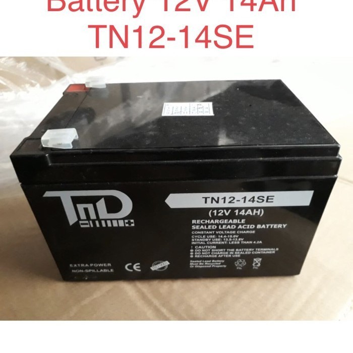 FZ99 Aki baterai kering TND 12V 14Ah, TND 12-14SE Battery
