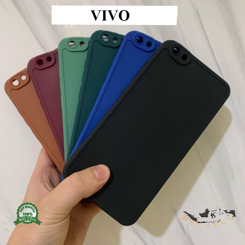 CASE VIVO V5 V5S-1601-1611 SILICON PRO CAMERA FULL COVER KESING