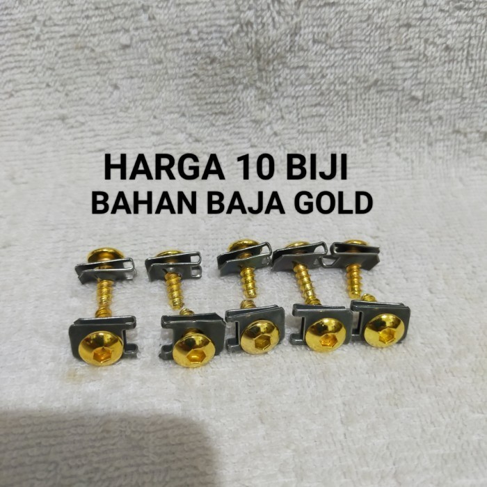 baut body cacing kunci L gold mx mio smile soul mio j mio m3 fino xeon - MUR+KLIP -RCHD89