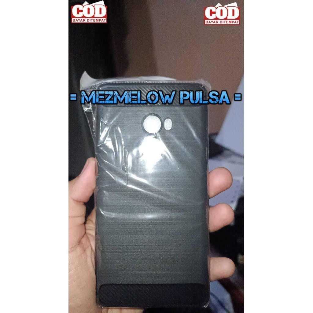 Soft Case Fiber Carbon Casing Caseng Case Softcase XIAOMI MI MIX 2S - Gambar 3
