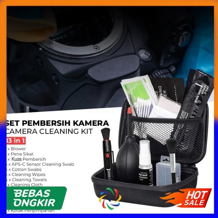 Cleaning Kit Set Alat Pembersih Lensa Kamera Hp Laptop 13 In 1