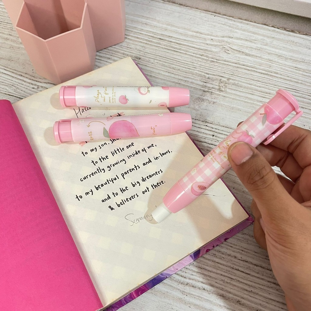 

PENGHAPUS SETIP HAPUSAN ERASER CETEK DEPRESSIBLE PEACH MOMO PERSIK KODE ER-1380 HAPUSAN LUCU IMUT KADO UNIK COD