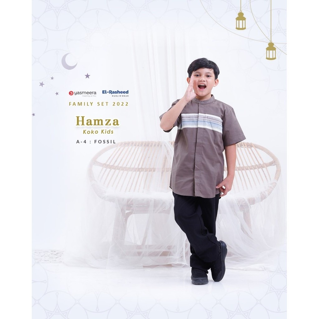 YASMINSHOP~ EL-RASHEED KOKO HAMZA ANAK BAJU MUSLIM PRIA