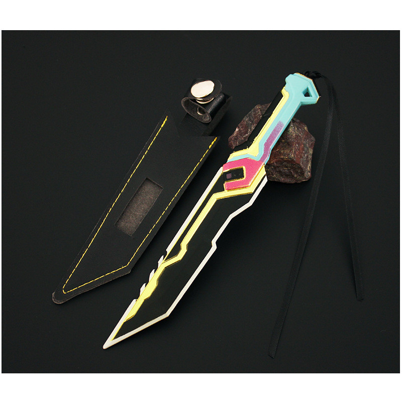 Miniatur Valorant Glitchpop Dagger Weapon Knife Pisau Accessories Game