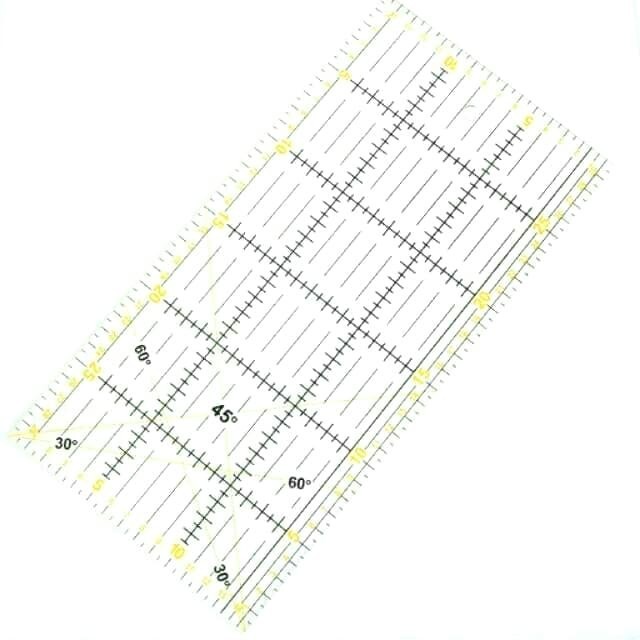

NB Penggaris Jahit - Quilting Ruler AC 30 - Penggaris Pola Jahit 15x30 CM