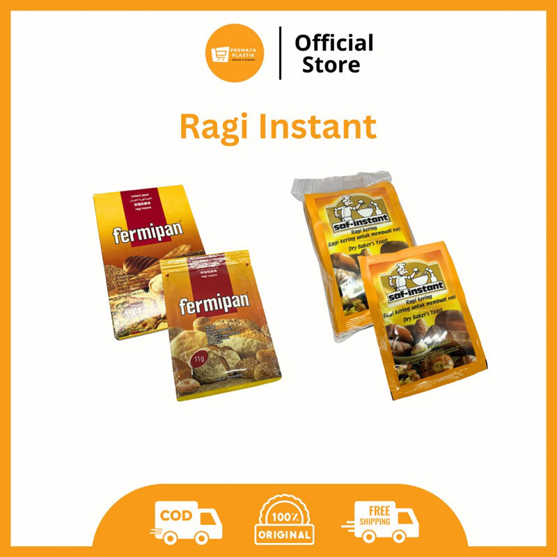 

Ragi Instan Instant Fermipan Saf Instant Untuk Pengembang Roti Donat
