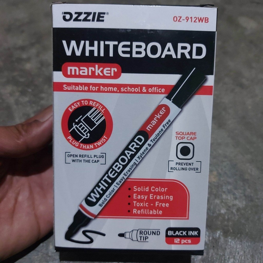 

Promo Murah!!! Spidol Besar OZZIE 12 Pcs | Spidol White Board OZ-912WB