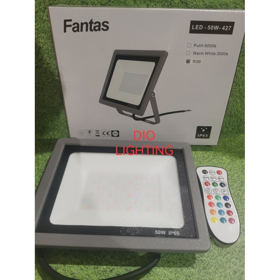 Lampu Sorot RGB 50w Fantas 427/50w Led Flood Light RGB 50w Outdoor