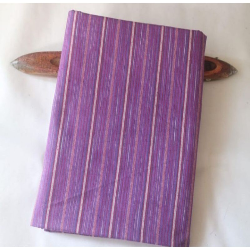 LURIK Kain Lurik Ungu Lilac