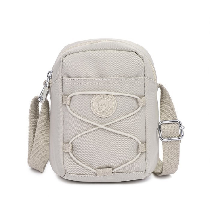 BOMEAYY HARUICA BAG 80152 - TAS SELEMPANG SLING BAG PRIA WANITA - Off White