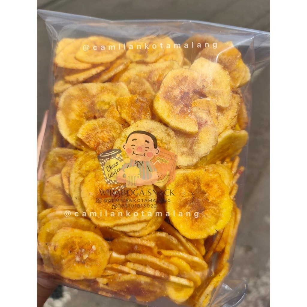 

Lezatoz_Genz Keripik Pisang Lumba-Lumba 300Gr Asin / Manis Oleh-Oleh Khas Malang Live Snack Camilan