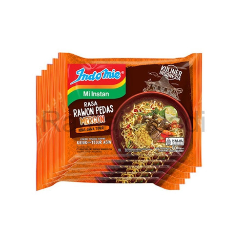 

INDOMIE KUAH RAWON PEDAS MERCON - 5PCS