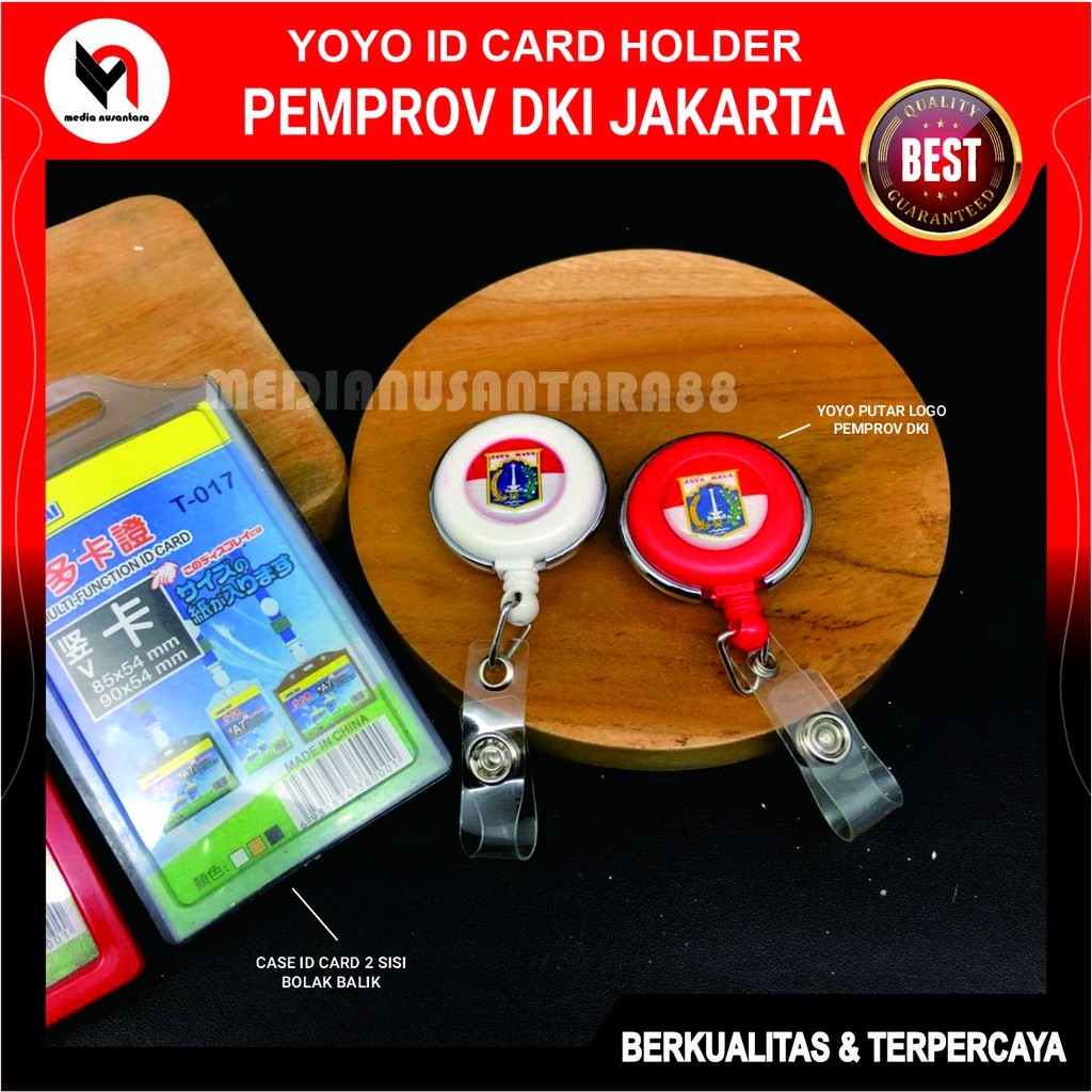 

DKI Yoyo ID Card Name Tag Logo Pemprov DKI Jaya