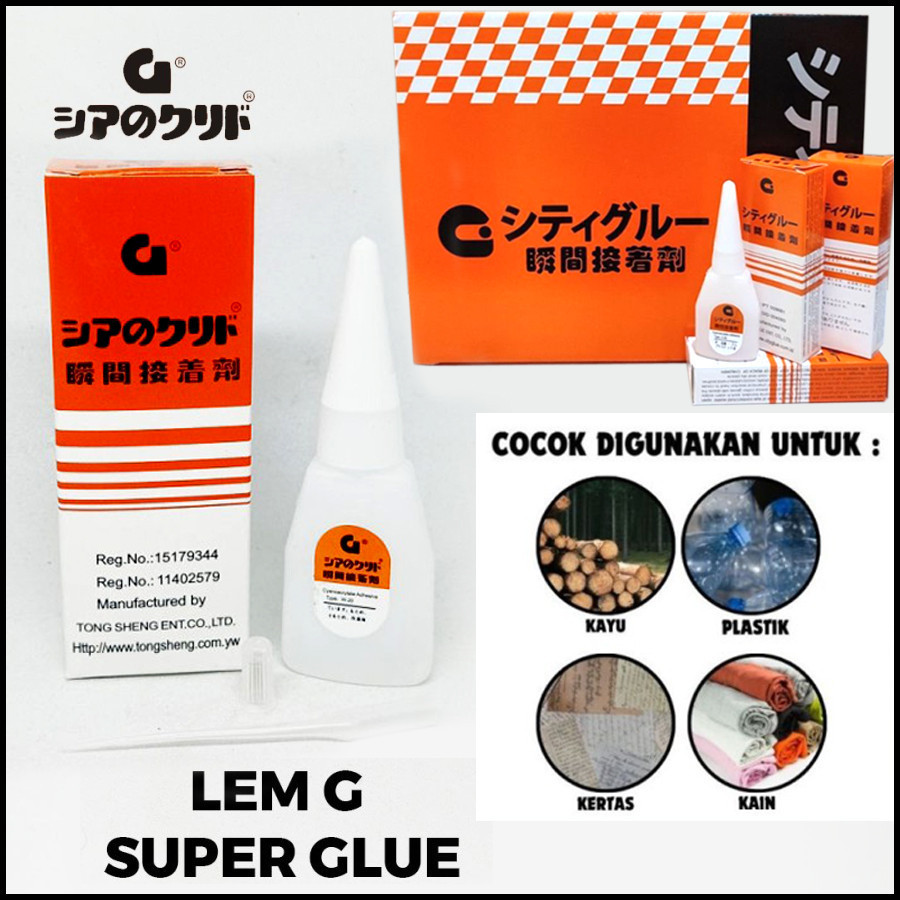 

LEM SETAN Lem Korea G Power Super Glue Cairan Perekat Kuat Serbaguna