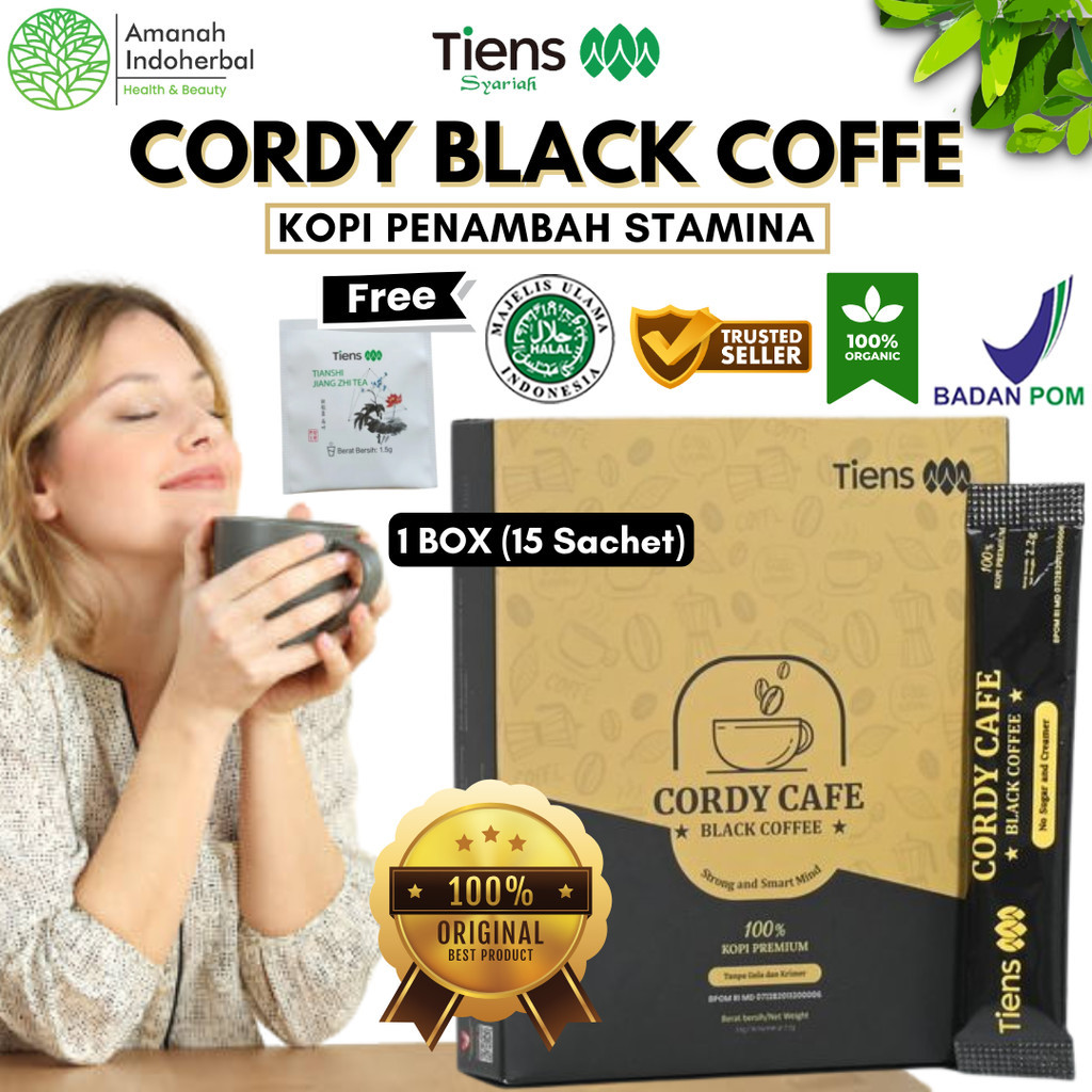 

Cordy Cafe Black Coffe Kopi Stamina Pria Kuat Alami - Kopi Hitam Penambah Stamina Pria dan Wanita - Cordyseps Kopi Hitam - Tiens Black Coffe - Jamu Stamina - Kopi Hitam Penambah Stamina - Tiens Black Coffe Original Termurah