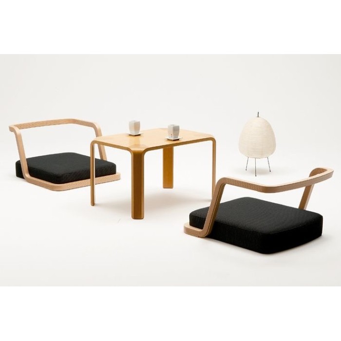 GFJ Set Meja Kursi Lesehan Ala Jepang / Kursi Jati Minimalis / Kursi Meja Makan Lesehan