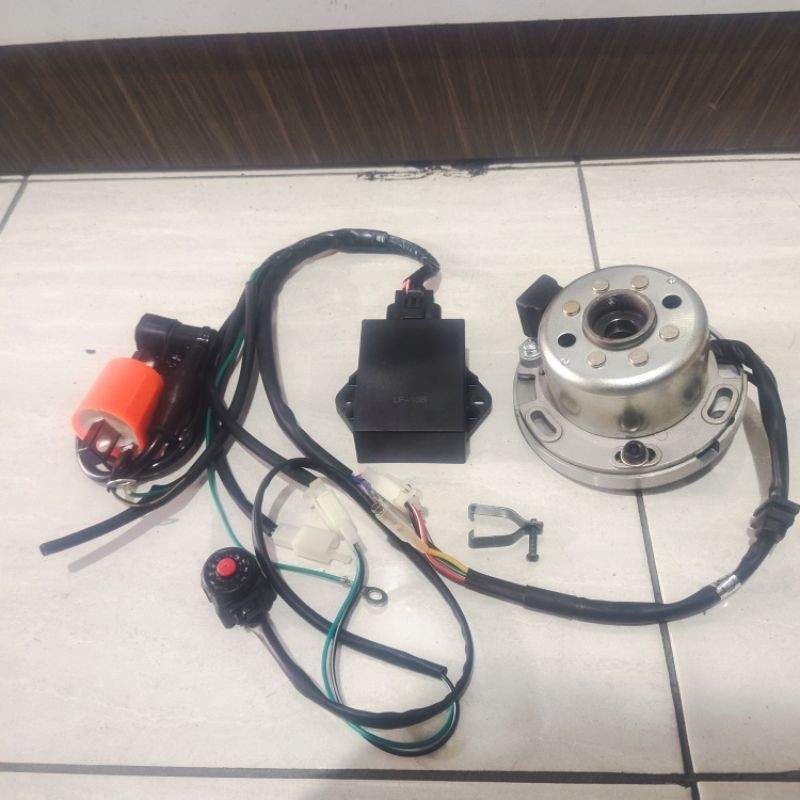 magnet YZ PNP RX KING pengapian lengkap YAMAHA YZ 125 PNP YAMAHA RX KING SET TINGGAL PASANG
