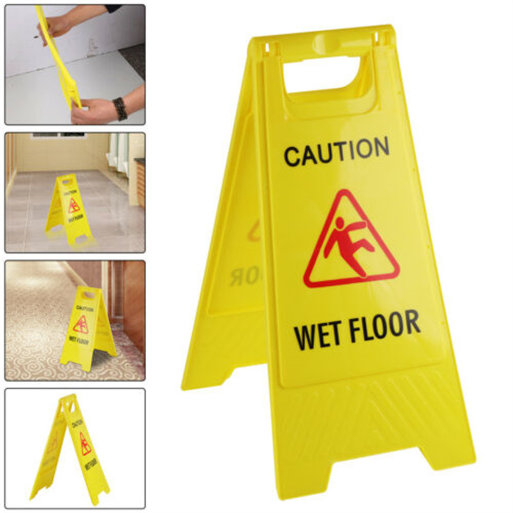 

Caution Wet Floor Sign Funny Slippery 1PCS Car Stickers for Background Print Laptop Cute Window Kid Wall Art Luggage Car