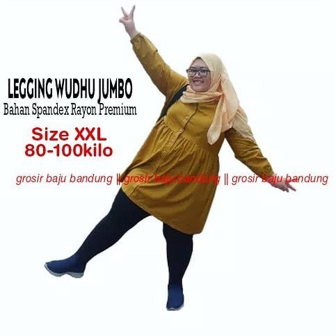 Jeovanna Jumbo Xxl Xxxl Legging Wudhu Alica Modern