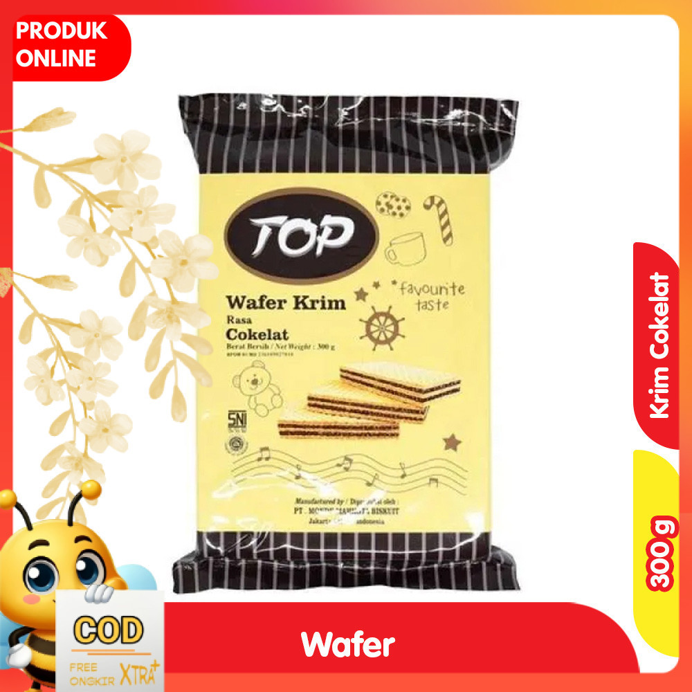 

TOP Wafer Krim Rasa Cokelat 300 g