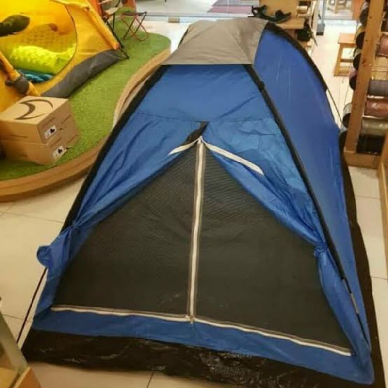 Tenda 2p kapasitas 2 orang single layer ultralight fox hunter dome camp camping double layer kap4