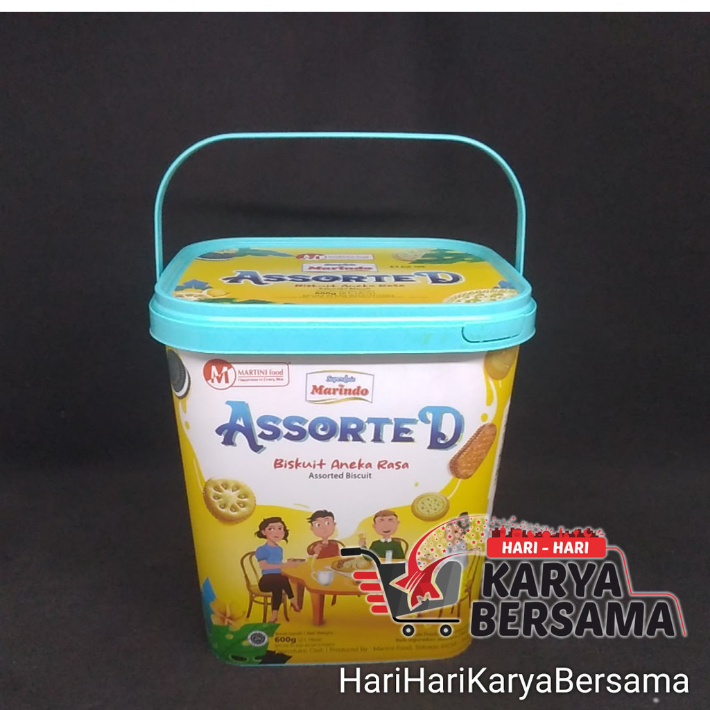 

MAKANAN RINGAN BISKUIT MARINDO ANEKA RASA ASSORTED 600GR
