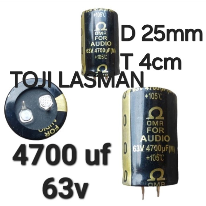 BSM ( 4700 63v ) elko elco 4700uf 4.700 4700 uf mikro 63 v volt