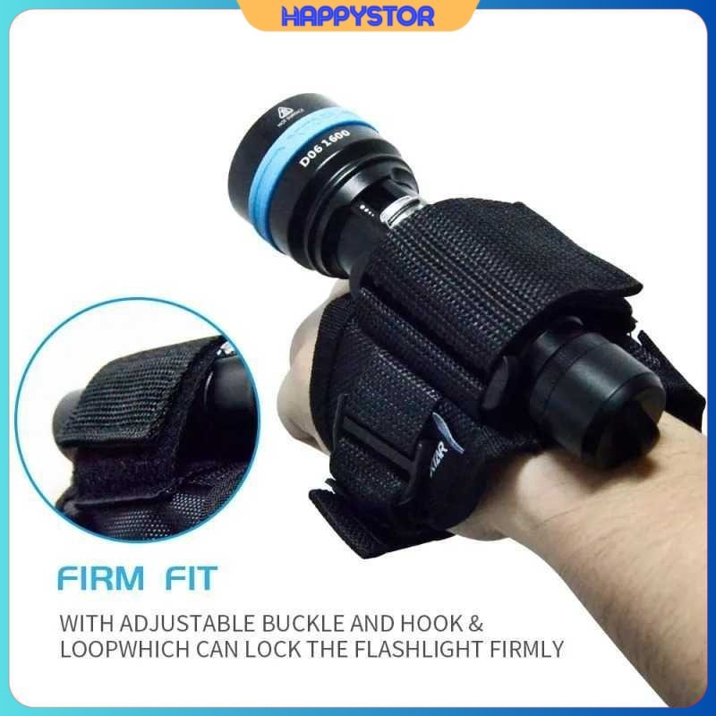 Pegangan Senter Selam Wrist Strap Diving Flashlight Adjustable - XTAR