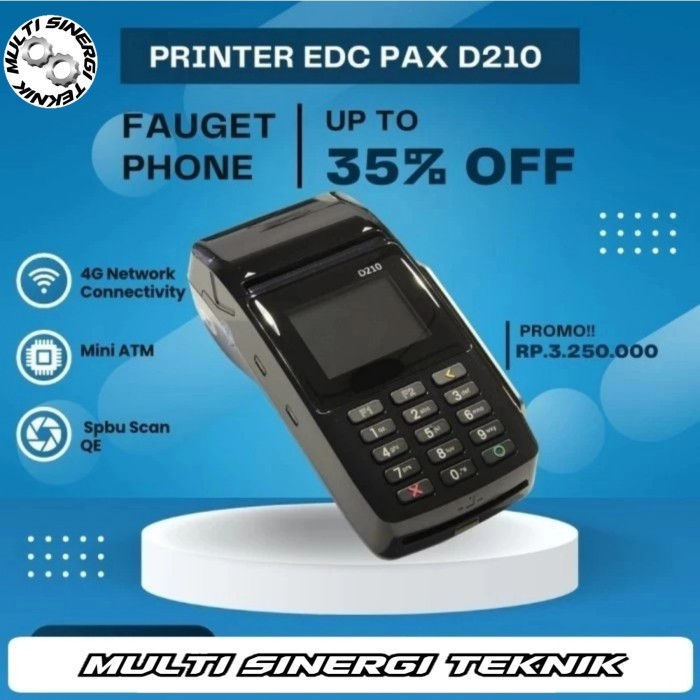 ANDROIT EDC PAX D210 MOBILE
