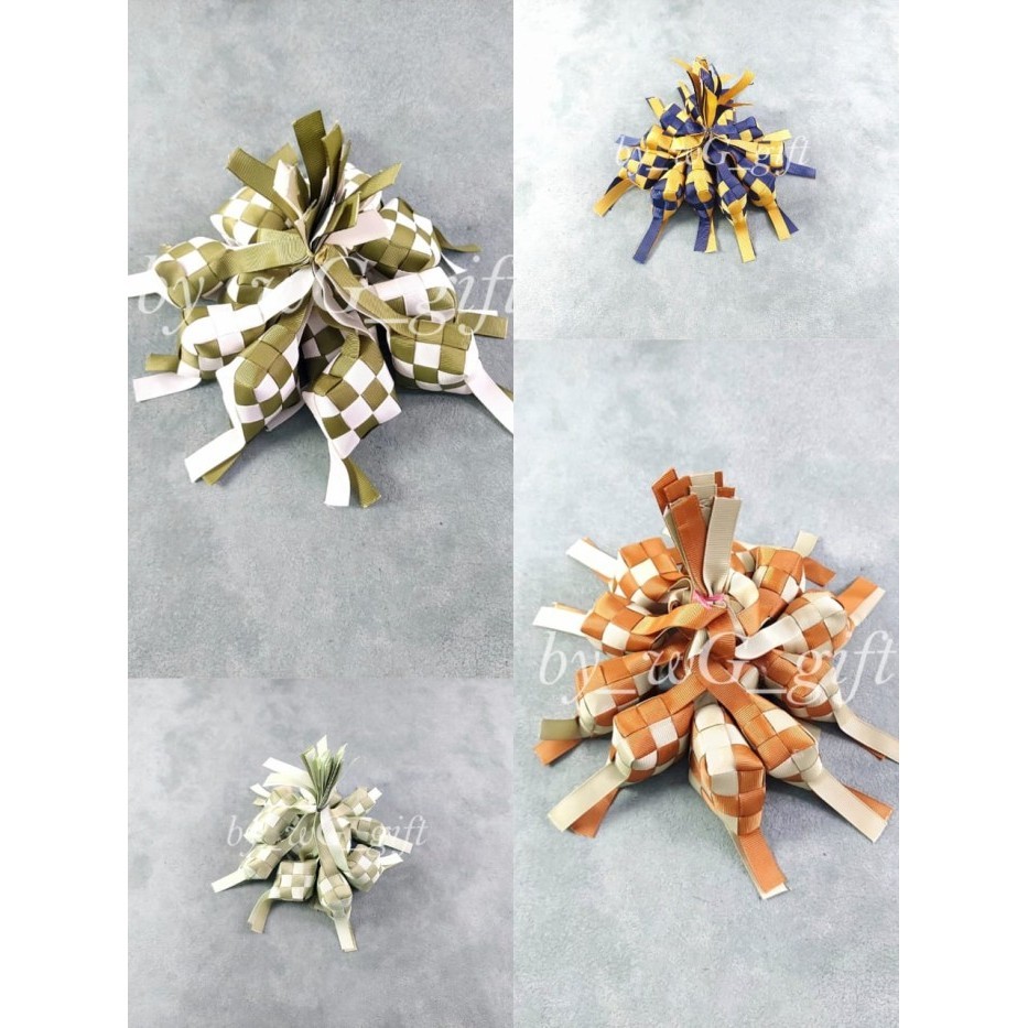 

Hiasan Idul Fitri - Ketupat - GrossGrain ; Lebar 1.2 cm - Mix Colours - 1 Pack = 1 Piece