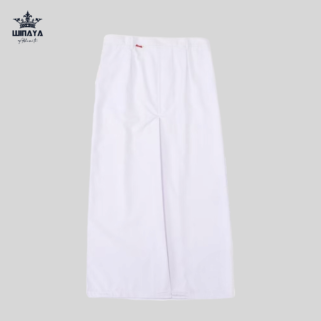 Rok Span Putih SMP Panjang Seragam Sekolah Kualitas Premium