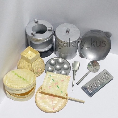 Jumbo Mainan Anak Perempuan/Cewek Masak Masakan Lengkap  1 Sumbu+1Set Mainan Bakul Tenong/Kukusan