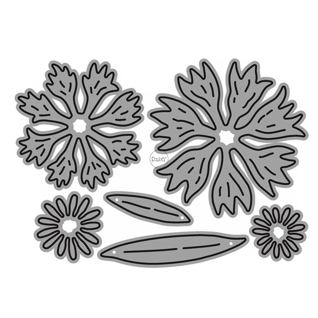 

DzIxY Combined Flowers Metal Cutting Dies for Card Making Paper 2023 New Embossing Die Cuts Sets Album Crafts Stencils Templates