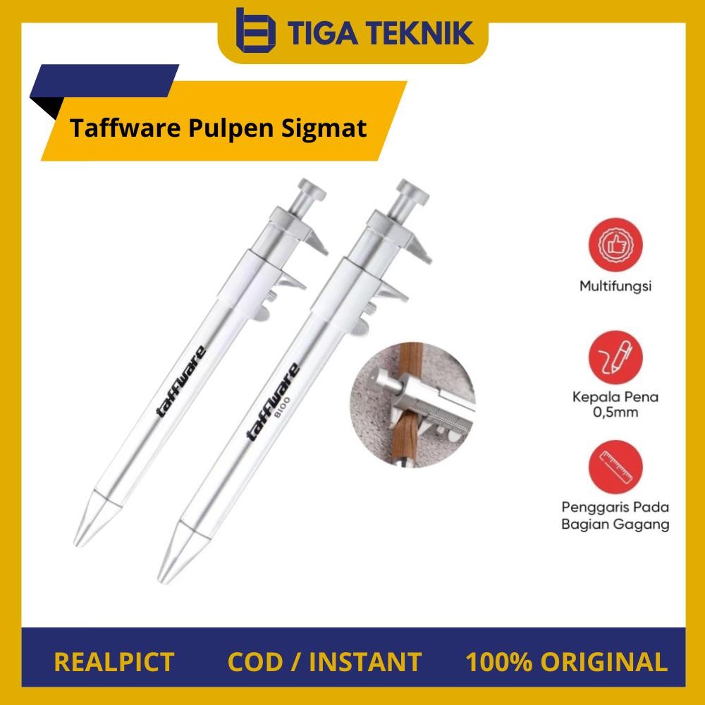 

Taffware Pena Pulpen Multifungsi Ballpoint Pen Caliber Measuring Tool Scale Ruler - B100