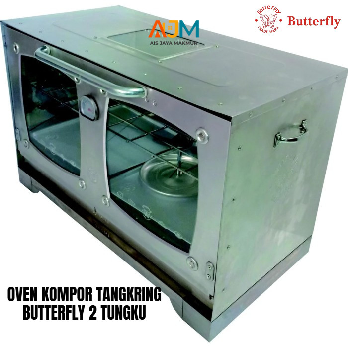 Oven Kompor 2 Tungku Butterfly Oven Tangkring Double Butterfly A 2804