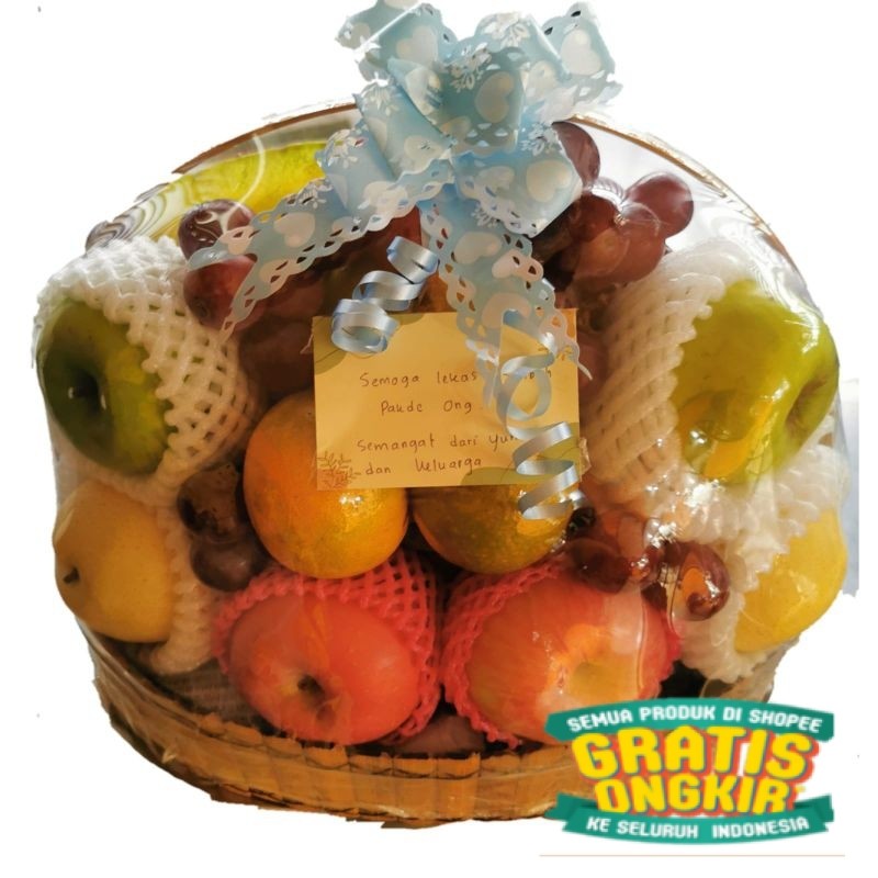 

PARCEL BUAH | BUAH SEGAR | HAMPERS BUAH | SET HANTARAN DAN KONDANGAN | HADIAH HAMPERS | BEBAS REQUEST( FREE KARTU UCAPAN)/ keluarga oleh oleh
