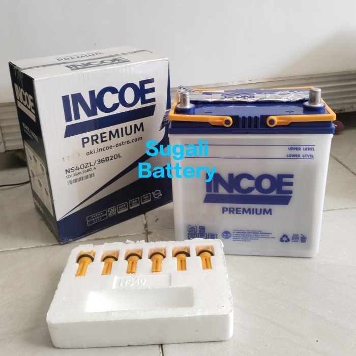 Aki Mobil INCOE NS40ZL 36B20R Premium Aki Basah 12V 35Ah