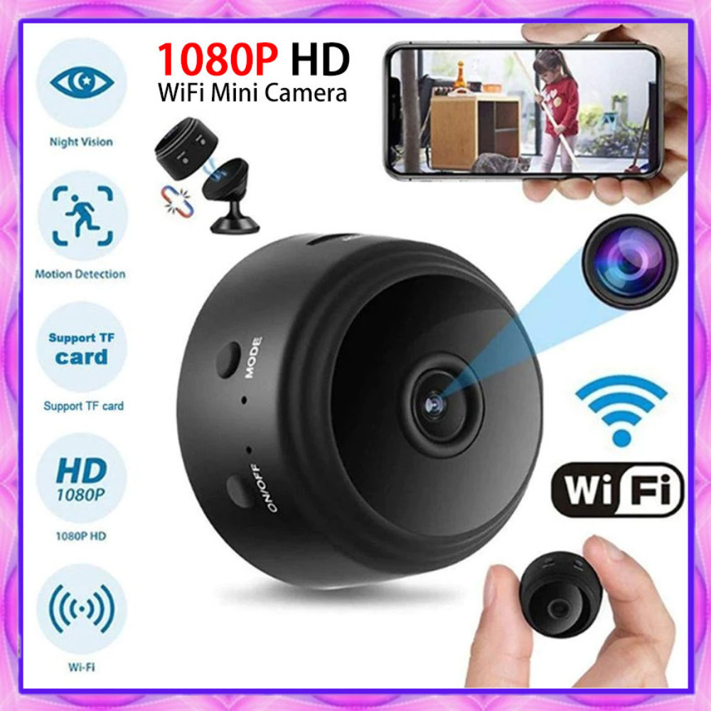 CCTV Wifi Mini Tersembunyi Tanpa Kabel Outdoor bisa diakses Jarak Jauh Lewat HP Taffware Mini WiFi I