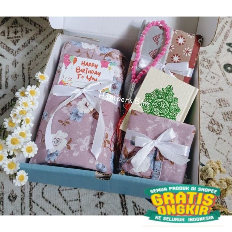 

Hampers Mukena Ultah / Hampers Wisuda / Hampers mukena / hampers santri / Hampers hari ibu / Hampers hari guru/ New kado